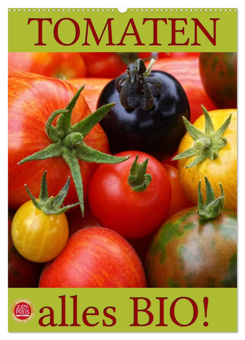 Tomaten - Alles BIO! (CALVENDO Wandkalender 2026)