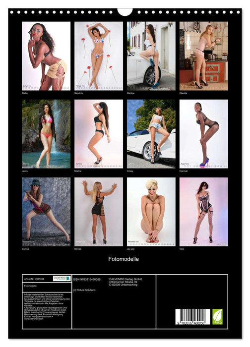 Fotomodelle (CALVENDO Wandkalender 2026)