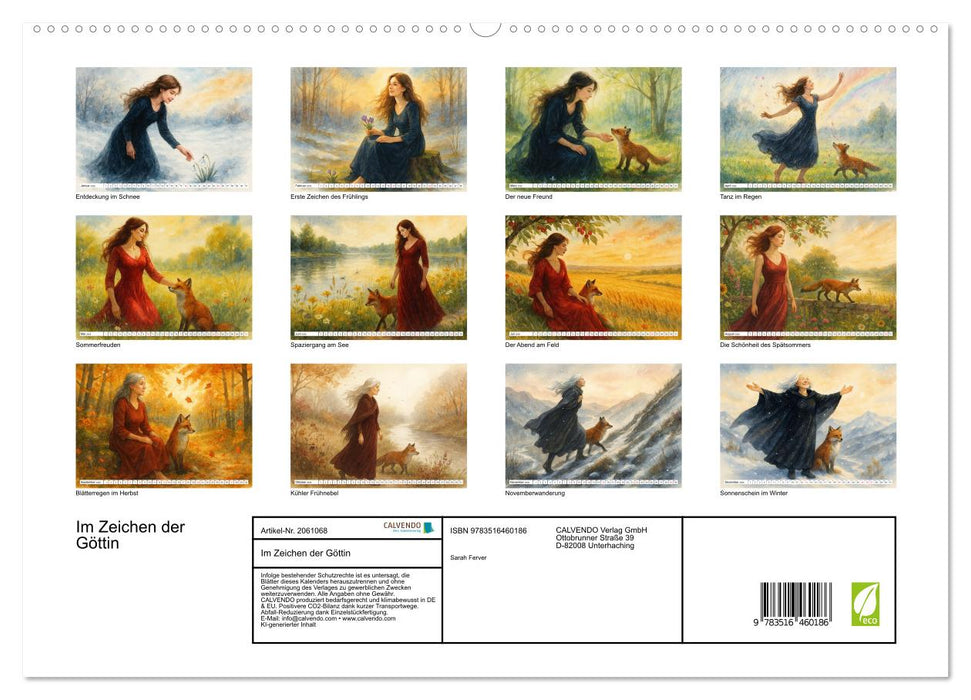 Im Zeichen der Göttin (CALVENDO Premium Wandkalender 2026)