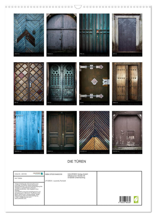 DIE TÜREN (CALVENDO Wandkalender 2026)
