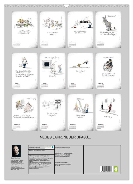 NEUES JAHR, NEUER SPASS... (CALVENDO Wandkalender 2026)
