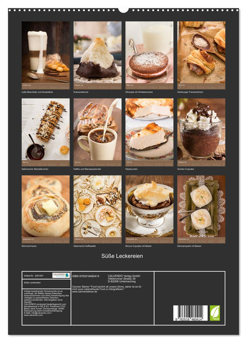 Süße Leckereien (CALVENDO Premium Wandkalender 2026)