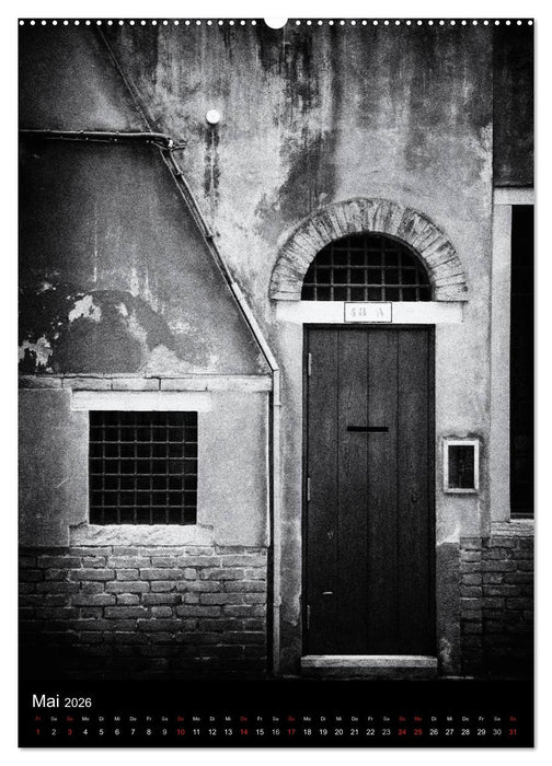 Venice Noir - Das etwas andere Venedig (CALVENDO Premium Wandkalender 2026)