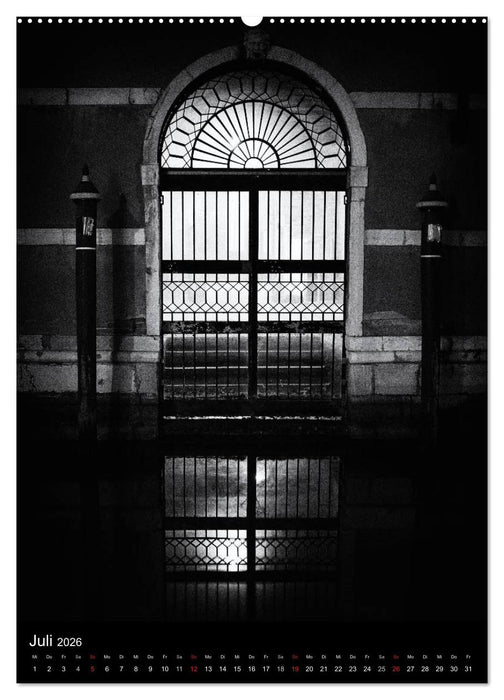 Venice Noir - Das etwas andere Venedig (CALVENDO Premium Wandkalender 2026)