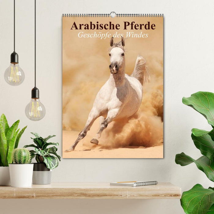 Arabische Pferde • Geschöpfe des Windes (CALVENDO Wandkalender 2026)