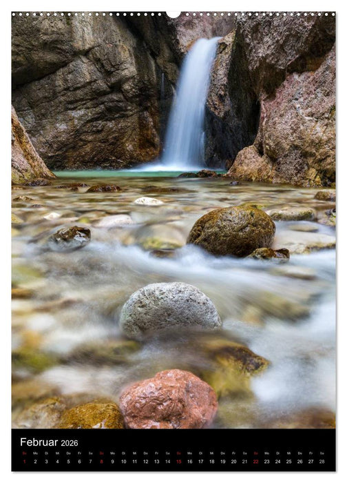Mystische Tiefen - Die Klammen Österreichs (CALVENDO Wandkalender 2026)