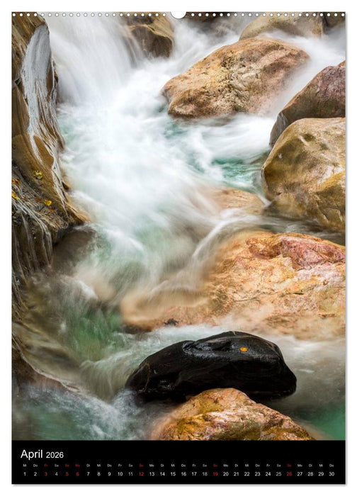 Mystische Tiefen - Die Klammen Österreichs (CALVENDO Wandkalender 2026)