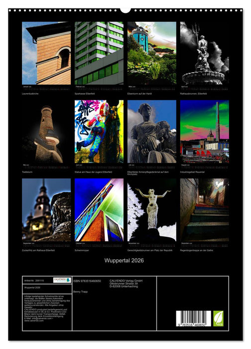 Wuppertal 2026 (CALVENDO Premium Wandkalender 2026)
