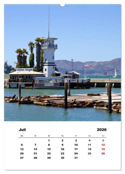 SAN FRANCISCO im Sommer (CALVENDO Premium Wandkalender 2026)