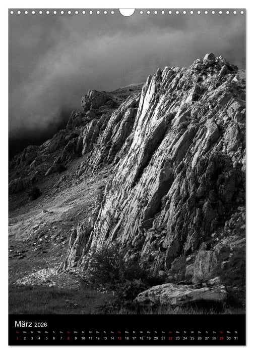 Griechenland in Schwarz und Weiß (CALVENDO Wandkalender 2026)