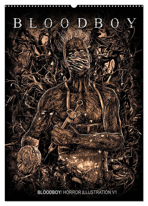 BLOODBOY/ HORROR ILLUSTRATION V1 (CALVENDO Wandkalender 2026)