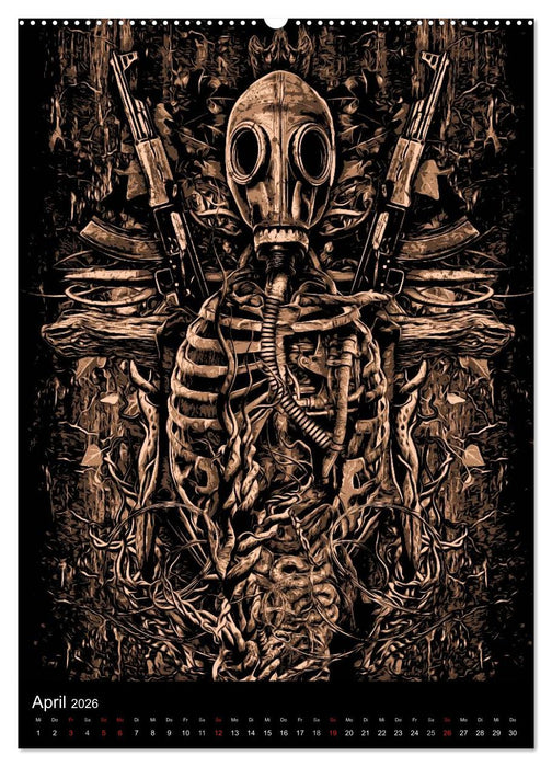 BLOODBOY/ HORROR ILLUSTRATION V1 (CALVENDO Wandkalender 2026)