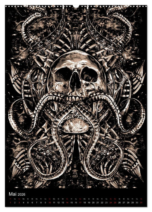 BLOODBOY/ HORROR ILLUSTRATION V1 (CALVENDO Wandkalender 2026)