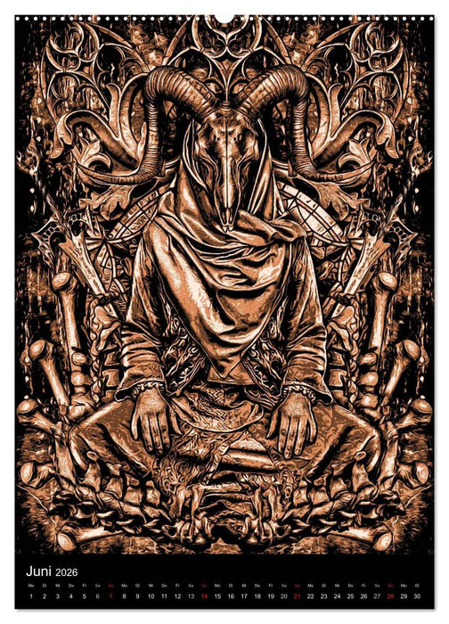 BLOODBOY/ HORROR ILLUSTRATION V1 (CALVENDO Wandkalender 2026)