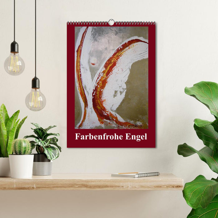 Farbenfrohe Engel (CALVENDO Wandkalender 2026)