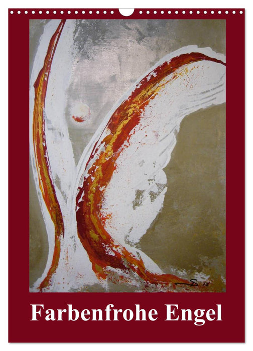 Farbenfrohe Engel (CALVENDO Wandkalender 2026)