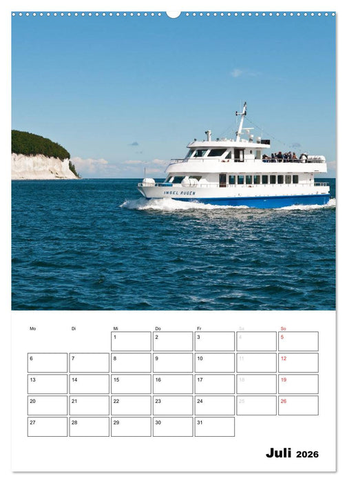 Rügen und Hiddensee - Bilder eines Sommers / Planer (CALVENDO Premium Wandkalender 2026)