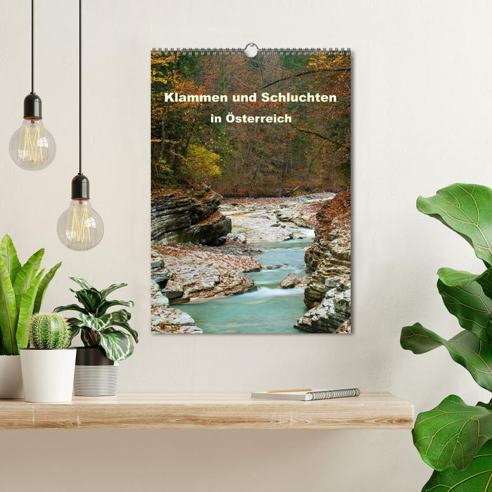 Klammen und Schluchten in Österreich 2026 (CALVENDO Wandkalender 2026)