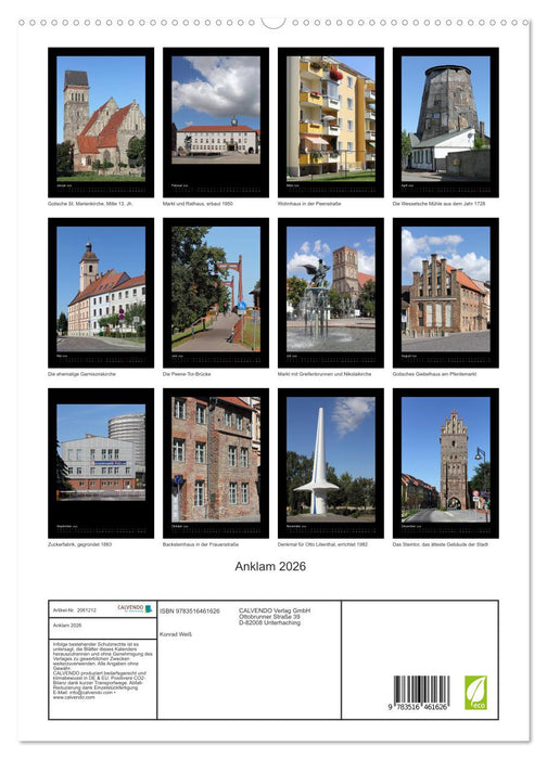 Anklam 2026 (CALVENDO Premium Wandkalender 2026)
