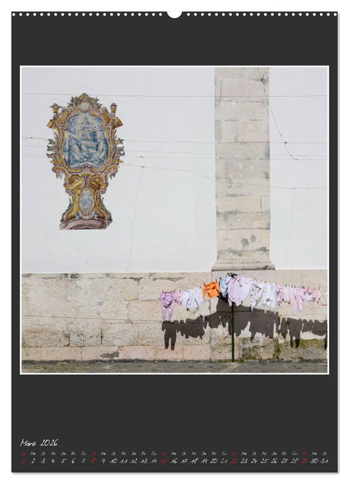In den Straßen und Gassen von Lissabon 2026 (CALVENDO Premium Wandkalender 2026)