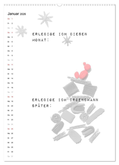 Projekte und Ideen planen (CALVENDO Wandkalender 2026)