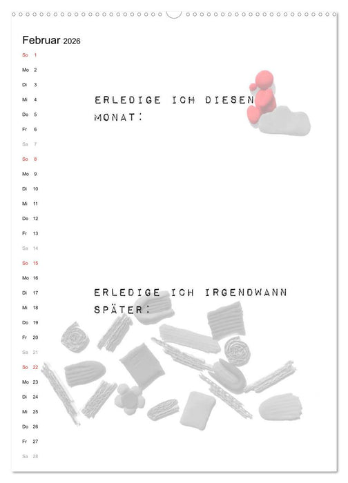 Projekte und Ideen planen (CALVENDO Wandkalender 2026)