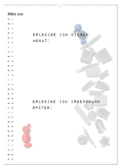 Projekte und Ideen planen (CALVENDO Wandkalender 2026)