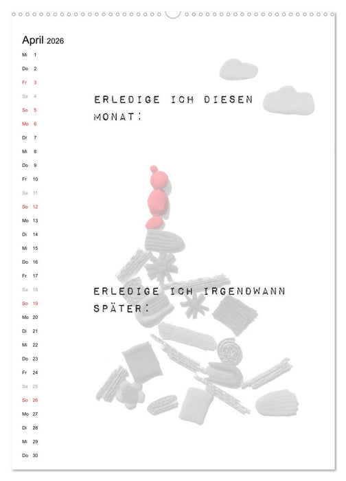 Projekte und Ideen planen (CALVENDO Wandkalender 2026)