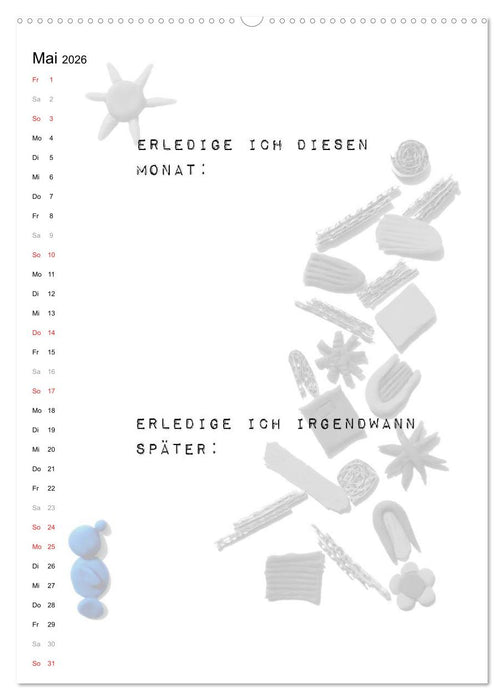 Projekte und Ideen planen (CALVENDO Wandkalender 2026)