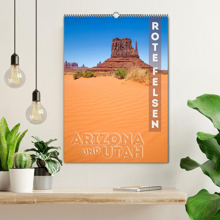 ARIZONA UND UTAH Rote Felsen (CALVENDO Wandkalender 2026)