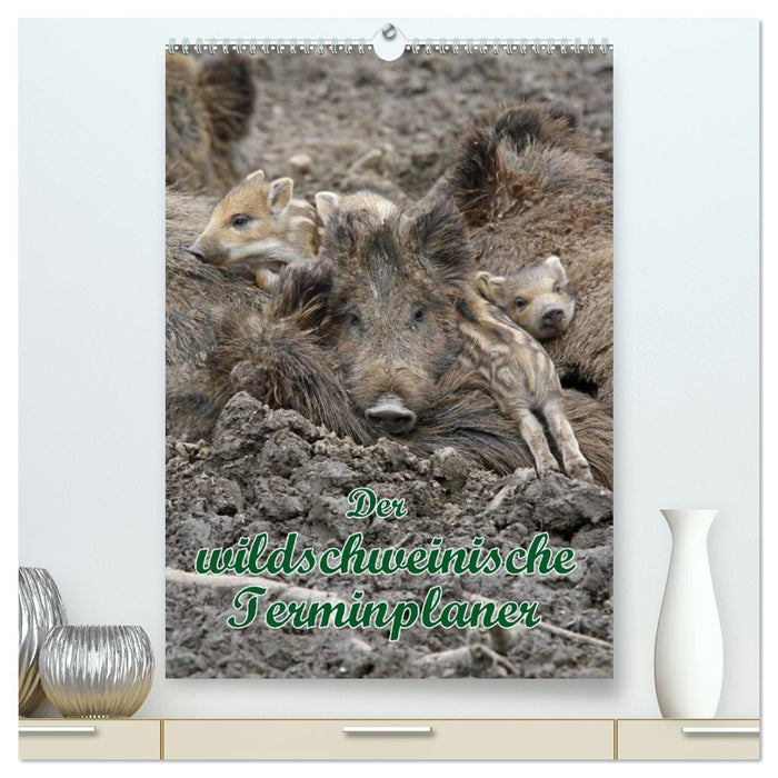 Der wildschweinische Terminplaner (CALVENDO Premium Wandkalender 2026)