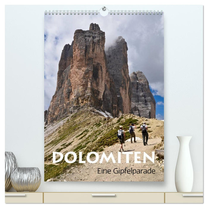 Dolomiten – Eine Gipfelparade (CALVENDO Premium Wandkalender 2026)