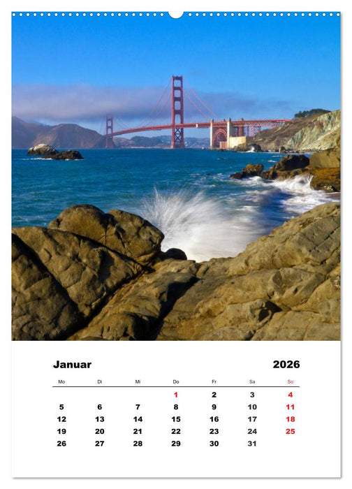 SAN FRANCISCO im Sommer (CALVENDO Wandkalender 2026)