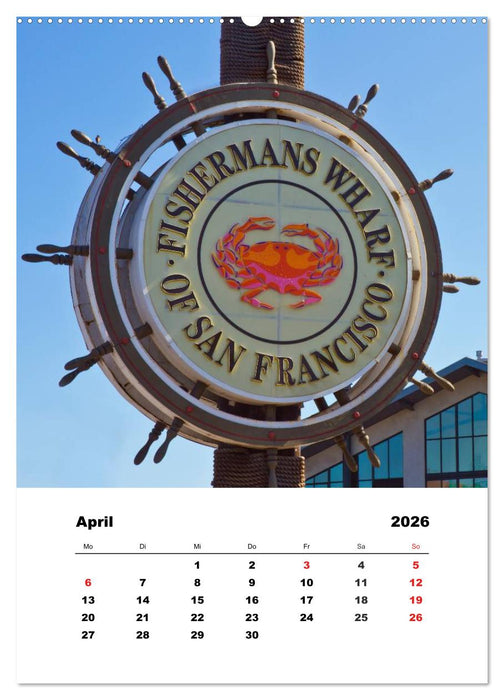 SAN FRANCISCO im Sommer (CALVENDO Wandkalender 2026)