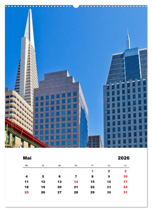 SAN FRANCISCO im Sommer (CALVENDO Wandkalender 2026)