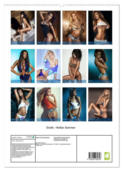 Erotik - Heißer Sommer (CALVENDO Wandkalender 2026)