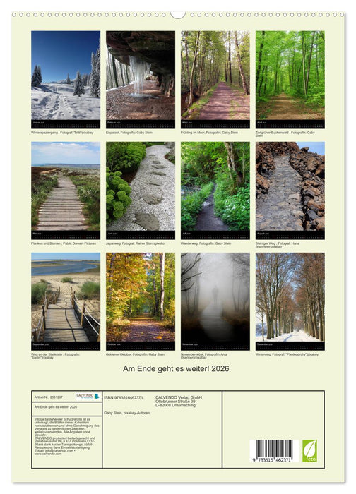 Am Ende geht es weiter! 2026 (CALVENDO Premium Wandkalender 2026)