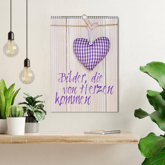 Bilder, die von Herzen kommen (CALVENDO Wandkalender 2026)