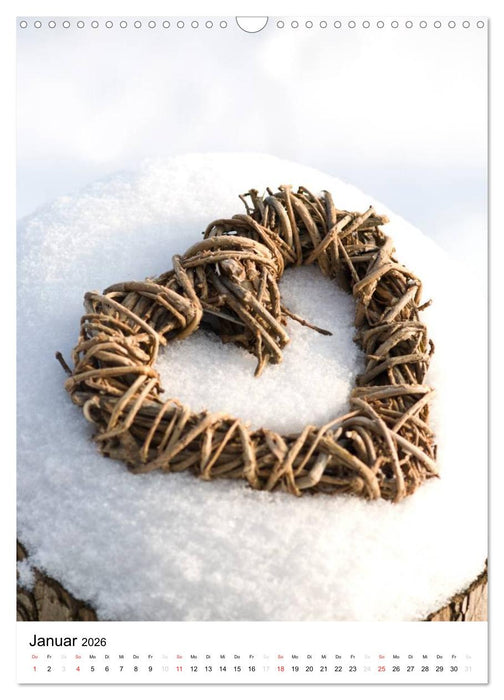 Bilder, die von Herzen kommen (CALVENDO Wandkalender 2026)