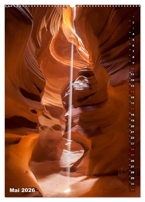 Antelope Canyon – Einzigartiges Naturschauspiel (CALVENDO Premium Wandkalender 2026)