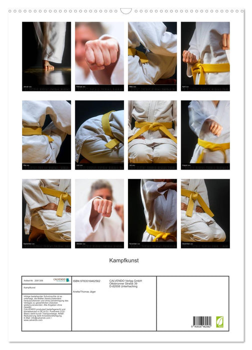 Kampfkunst (CALVENDO Wandkalender 2026)