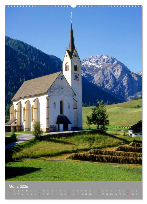 Schönes Land Tirol (CALVENDO Premium Wandkalender 2026)