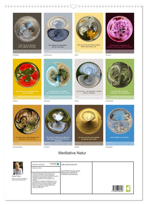 Meditative Natur (CALVENDO Wandkalender 2026)