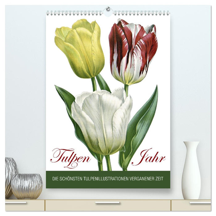Tulpen - Jahr (CALVENDO Premium Wandkalender 2026)