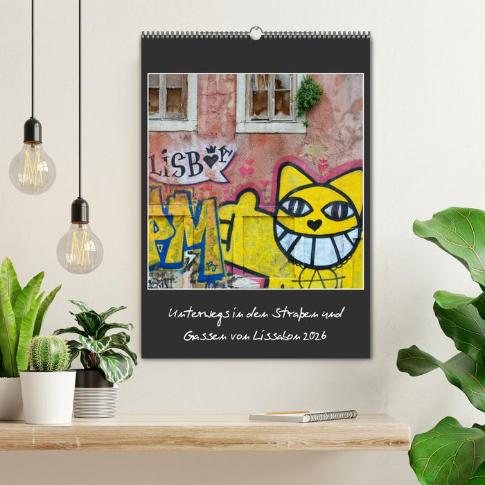 In den Straßen und Gassen von Lissabon 2026 (CALVENDO Wandkalender 2026)