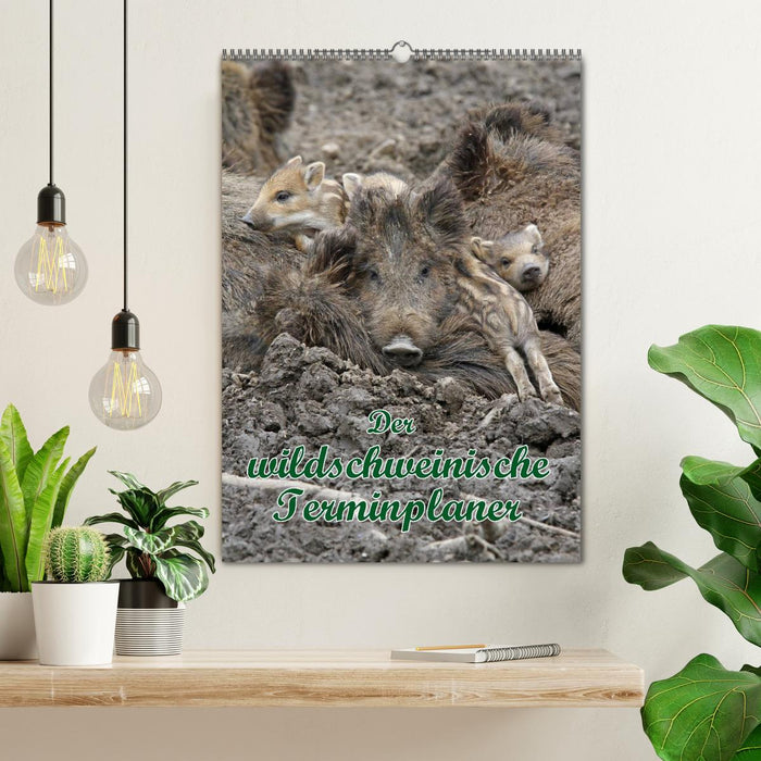 Der wildschweinische Terminplaner (CALVENDO Wandkalender 2026)