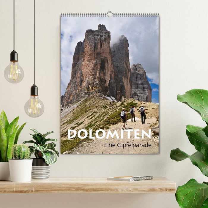 Dolomiten – Eine Gipfelparade (CALVENDO Wandkalender 2026)