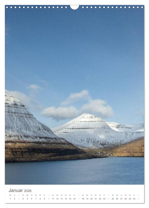 Føroyar - Faroe Islands - Färöer Inseln (CALVENDO Wandkalender 2026)