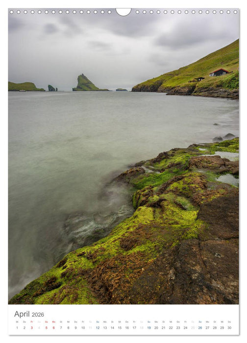 Føroyar - Faroe Islands - Färöer Inseln (CALVENDO Wandkalender 2026)