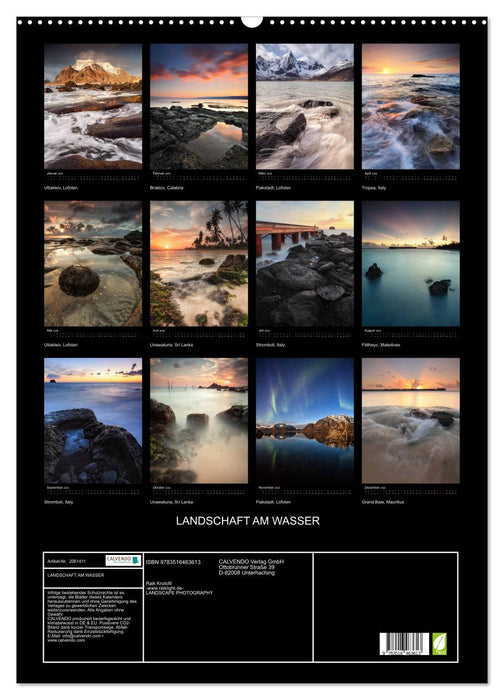 LANDSCHAFT AM WASSER (CALVENDO Wandkalender 2026)